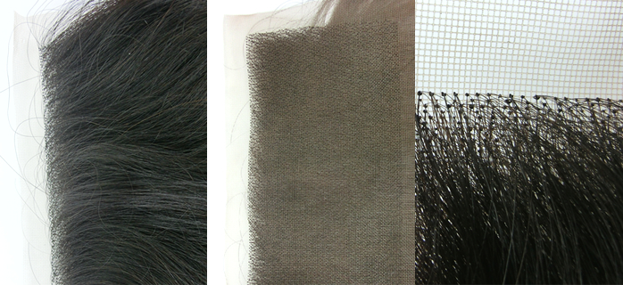 オーダーのかつらと同じようにネットに結んでいるので、長持ちする貼るかつら