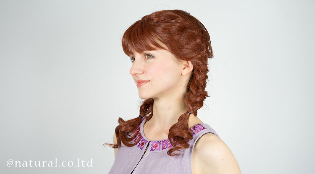 着用ウィッグカラー:アプリコット#13 Slide image