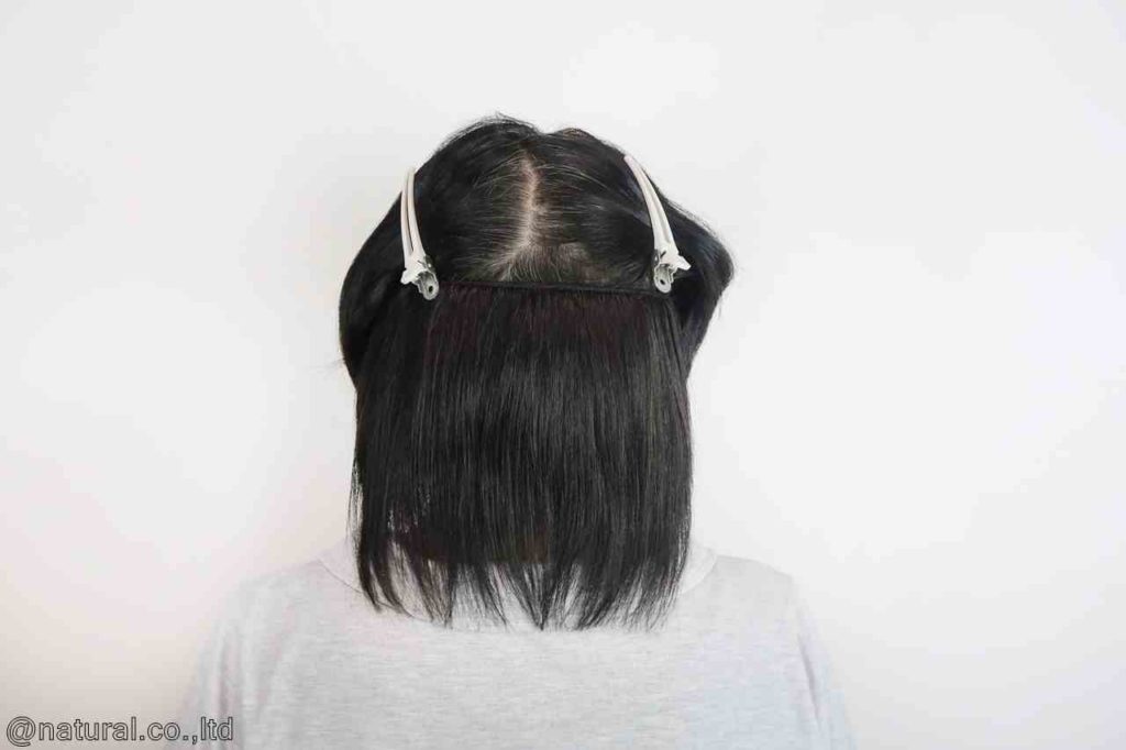 毛染め後カット後付け方