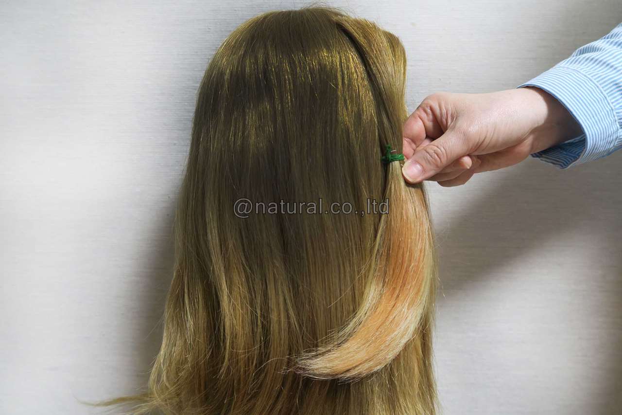 自毛で作るウィッグ