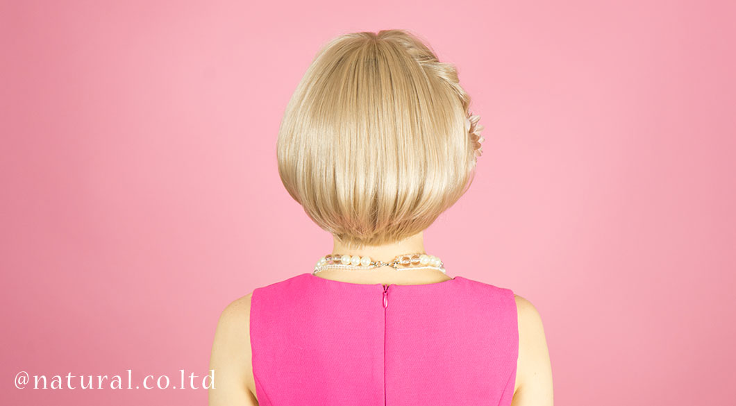 着用ウィッグカラー:ペールベージュ#103 アレンジ Slide image