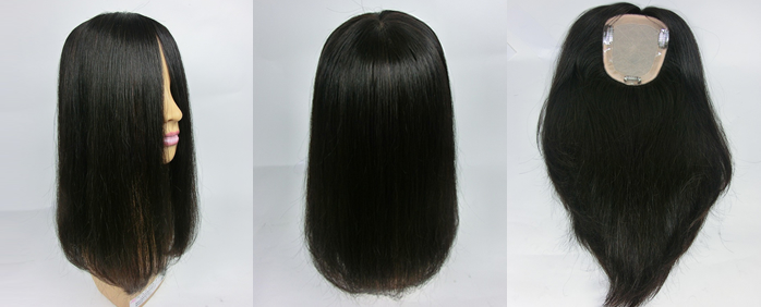 特注ロングウィッグ　頭頂部全体の薄毛対策　激安格安かつら