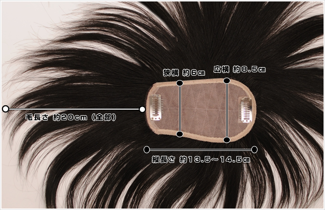 自毛で作るヘアピース　地毛で作成するウィッグ　自然な地肌が自慢